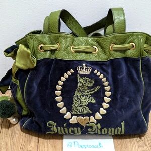 Rare Navy Juicy Couture Scottie Daydreamer